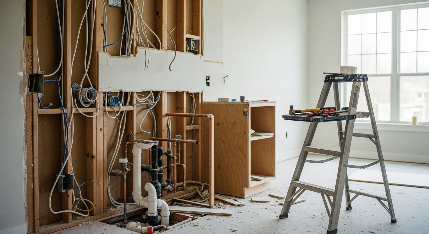 Køkken under renovering